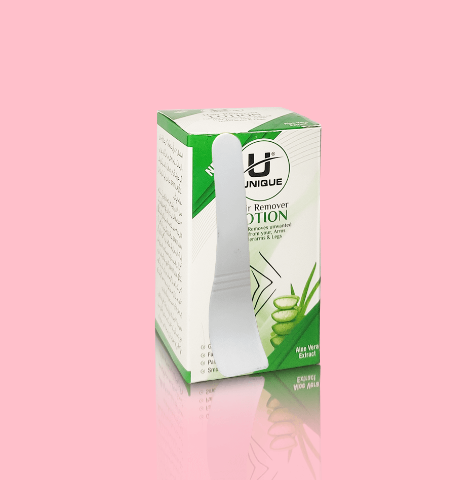 Unique Hair Remover Lotion Box with Aloe Vera Extract