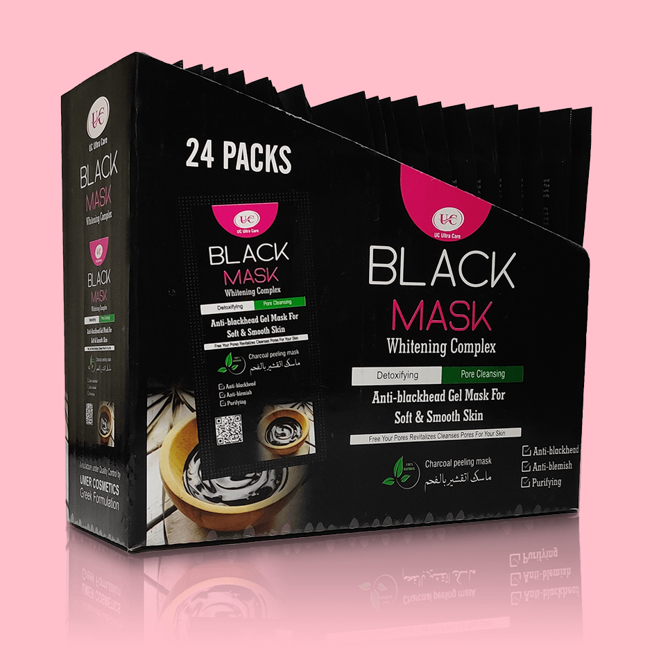 UC Black Mask Charcoal Peel-Off for Detox and Blackhead Removal