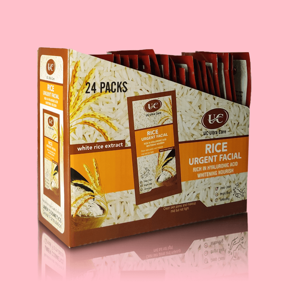 UC Rice Urgent Facial – Whitening Rice Facial Pack of 5