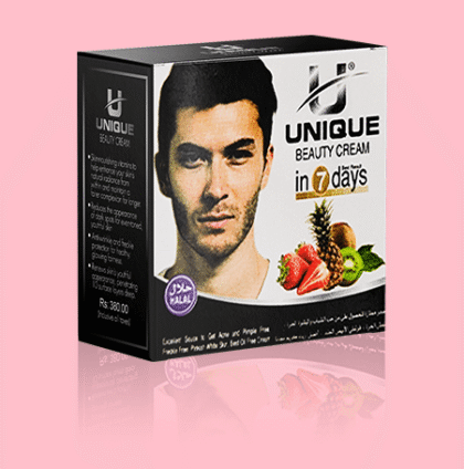 Unique Men Cream for all skin types – moisturizing beauty cream with visible results in 7 days