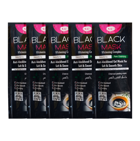Applying UC Black Mask for Deep Pore Cleansing