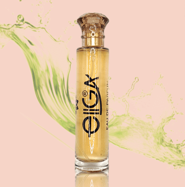 Close-up view of Eliga Favorite Perfume bottle for men
