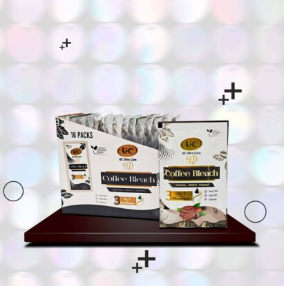 Coffee Bleach facial treatment for bright radiant skin