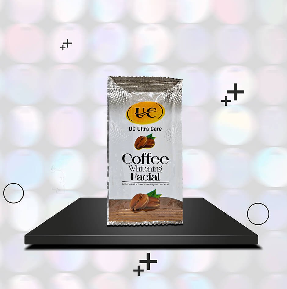 Coffee Whitening Facial for glowing and hydrated skin