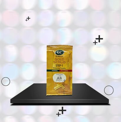 Gold Scrub for face Step 1 exfoliating skincare