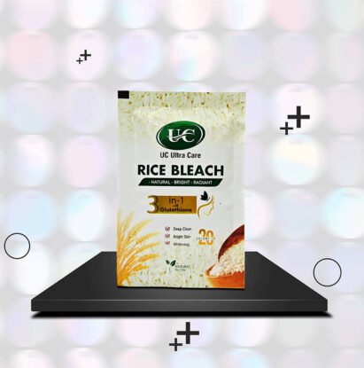 Rice Bleach facial treatment for bright radiant skin