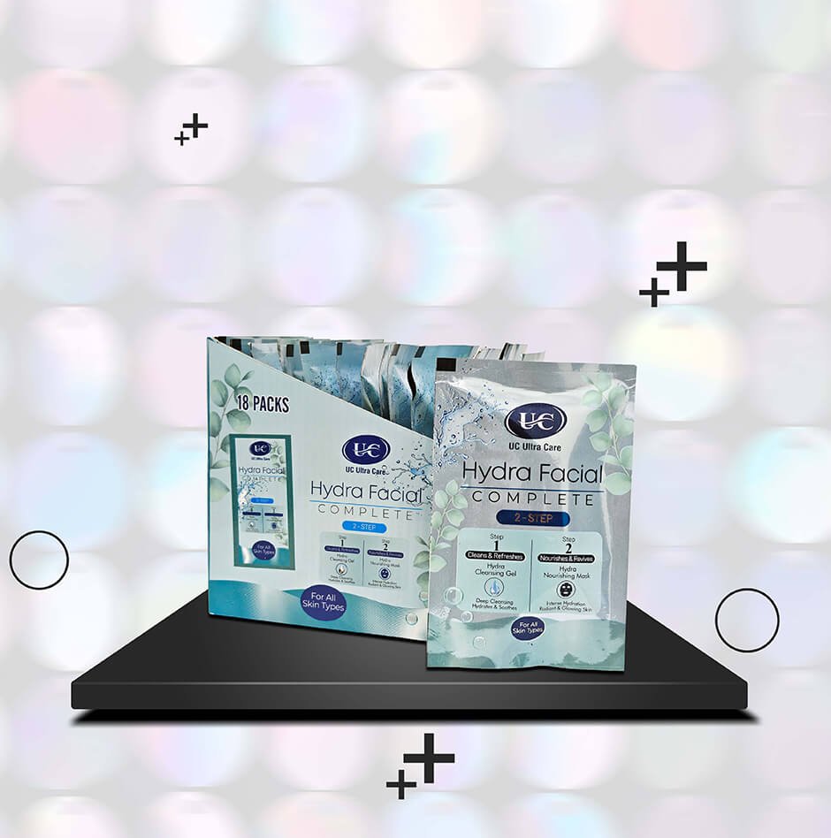 UC Hydra Facial Complete 2-Step with Cleansing Gel and Nourishing Mask